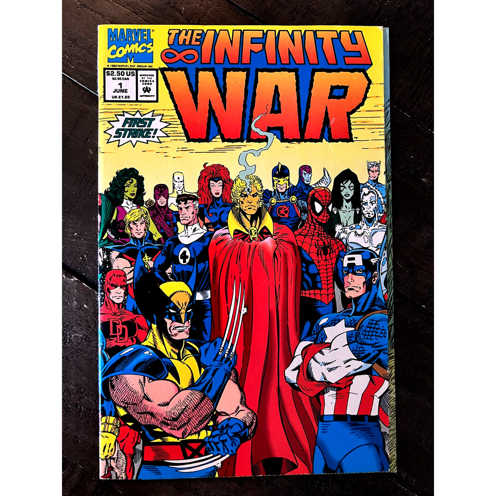 VINTAGE 1992 Marvel "THE INFINITY WAR" #1 - M - FIRST ISSUE!